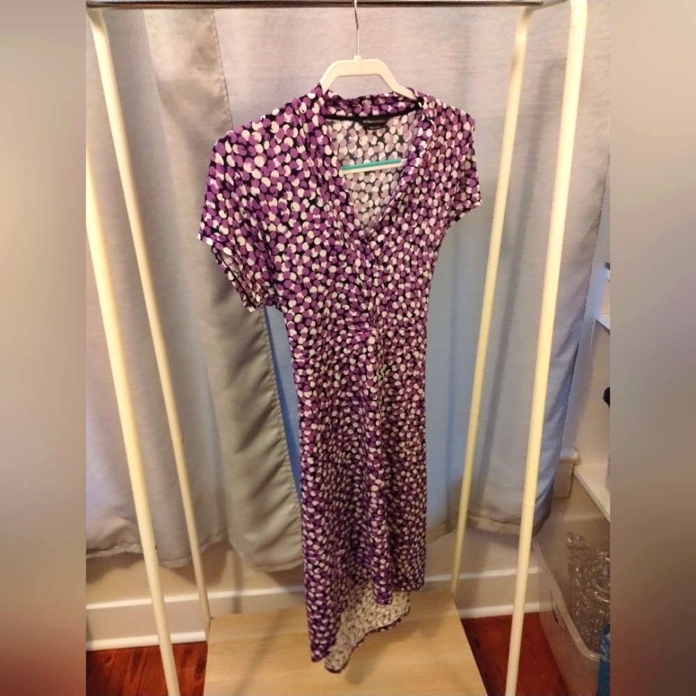 BCBG faux wrap dres
